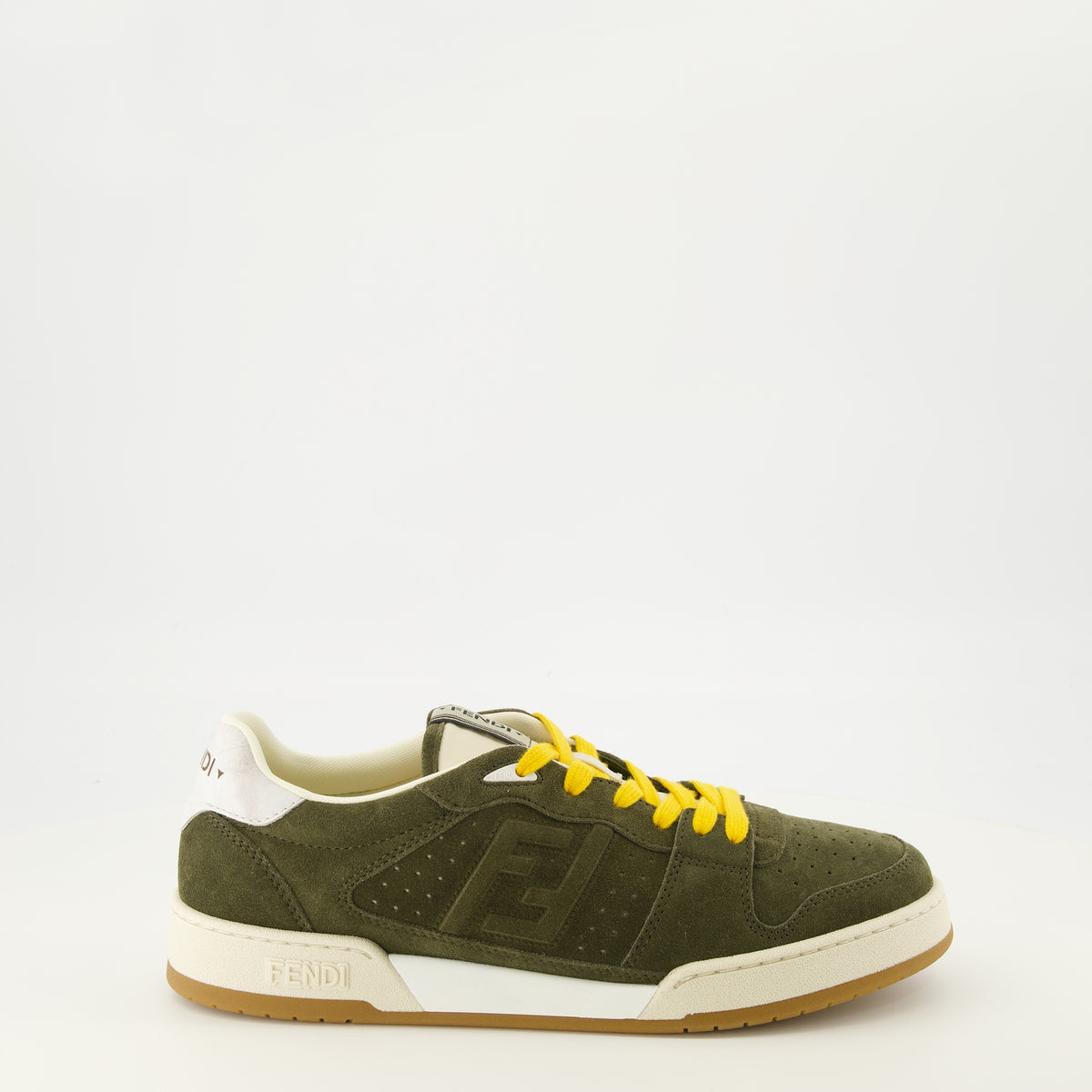 Baskets Baskets Fendi match kaki Fendi Kaki Homme