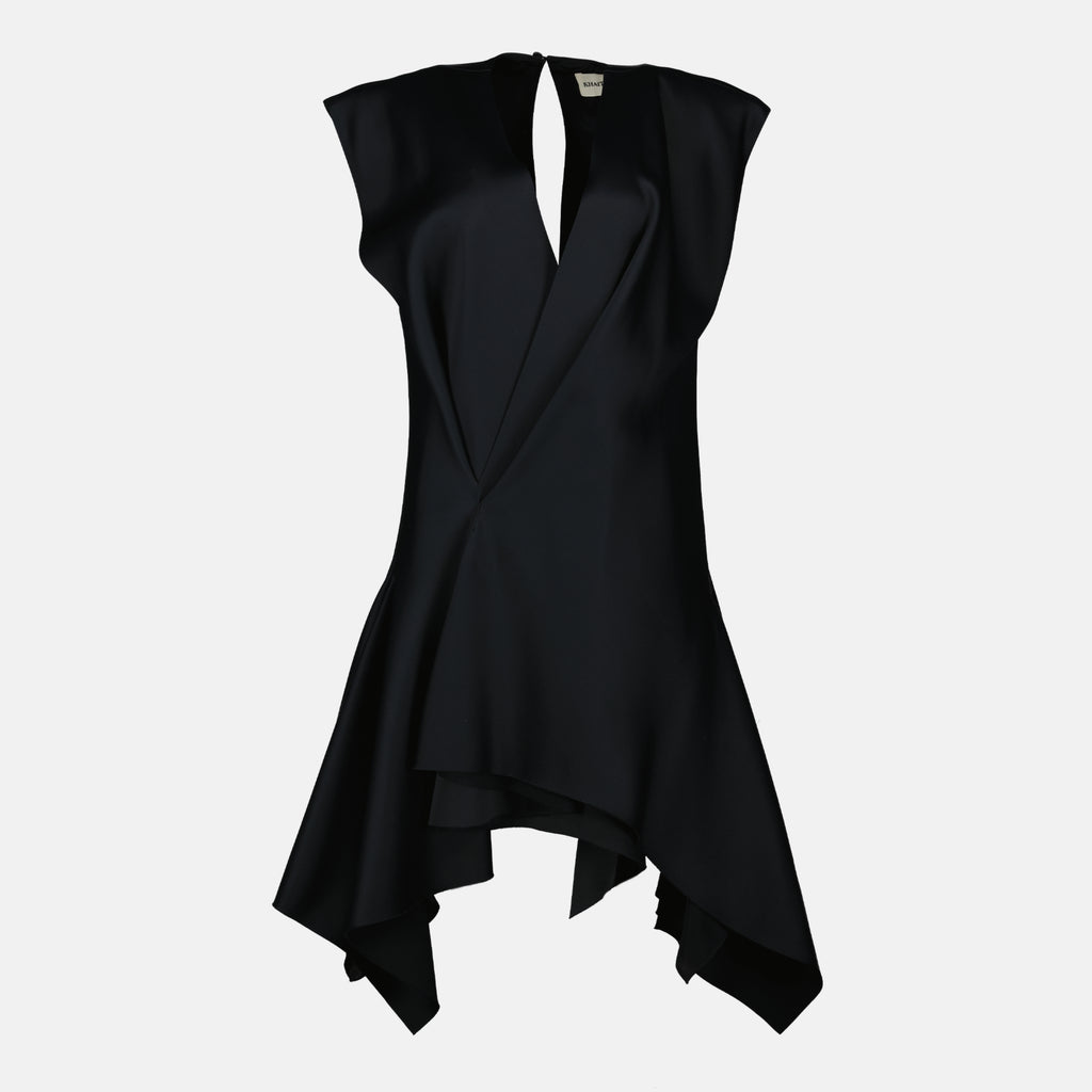 Imagem do vestido curto Merith da marca Khaite para mulheres - Coleção Primavera-Verão 2026 - Vista Frontal