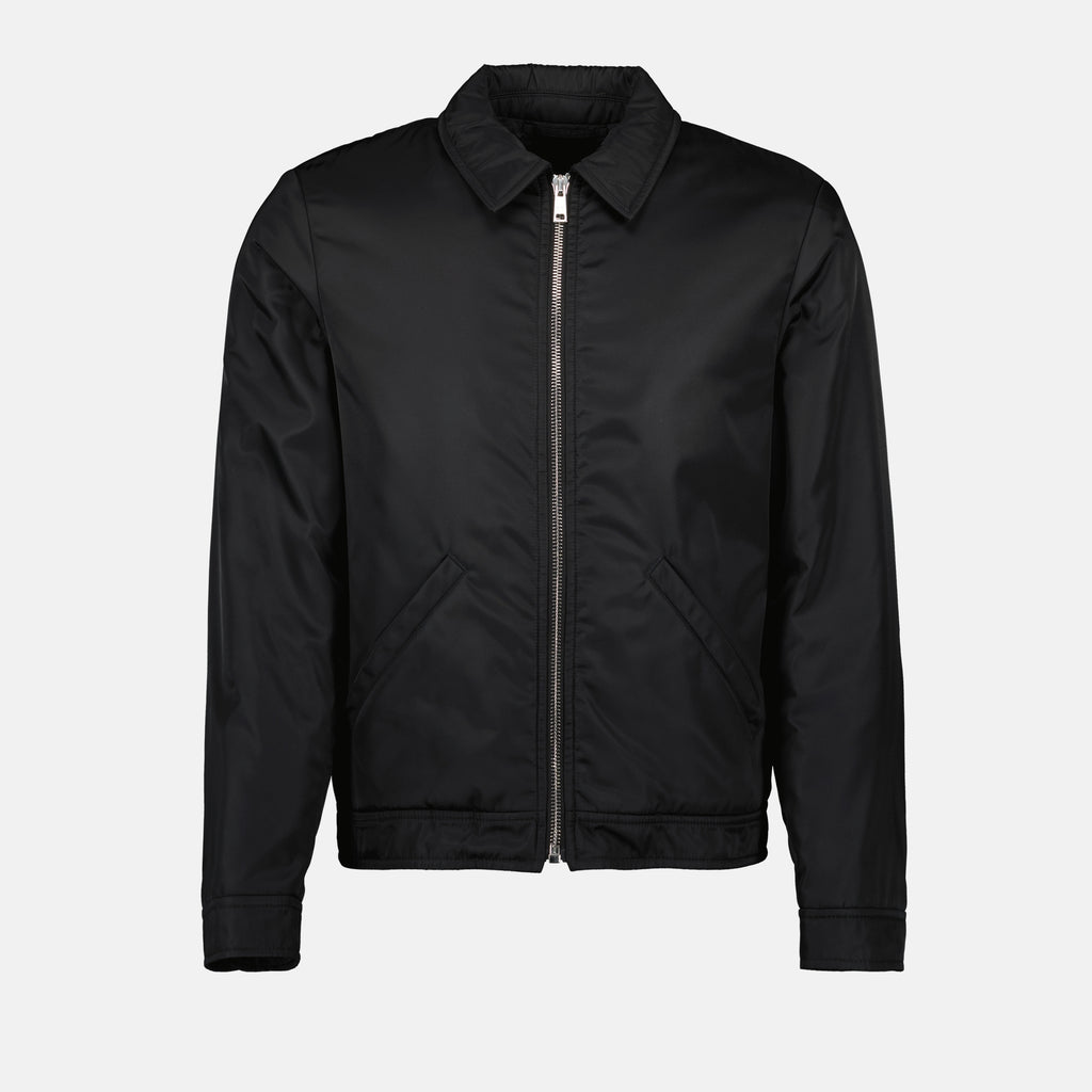 Vestes Bomber en nylon Prada Noir Homme