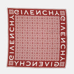 Sciarpe e guanti Foulard in seta 4G Givenchy Rosso Femme