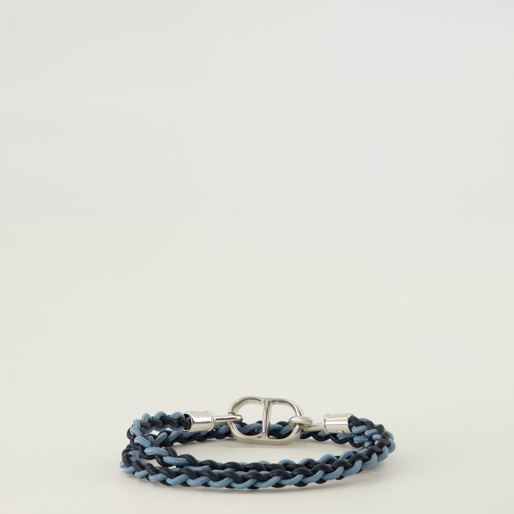 Bijoux CD Icon Double Tour Armband Blau Dior Bleu Homme
