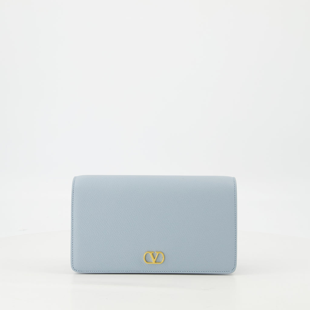 Pochettes Pochette VLogo Valentino Garavani Bleu Femme