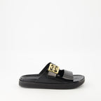 Open shoes 4G Liquid Sandals Givenchy Black Femme