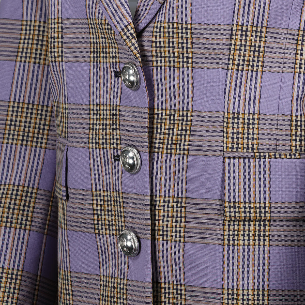 Giacche Blazer a Quadri Rabanne Viola Donne