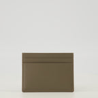 Immagine del portacarte in pelle khaki del marchio Saint Laurent per Uomo - Stagione Primavera-Estate 2026 - Vista Posteriore