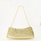 Sacs à main et épaule Pochette 1969 en métal doré avec fleurs en strass Rabanne Doré Femme