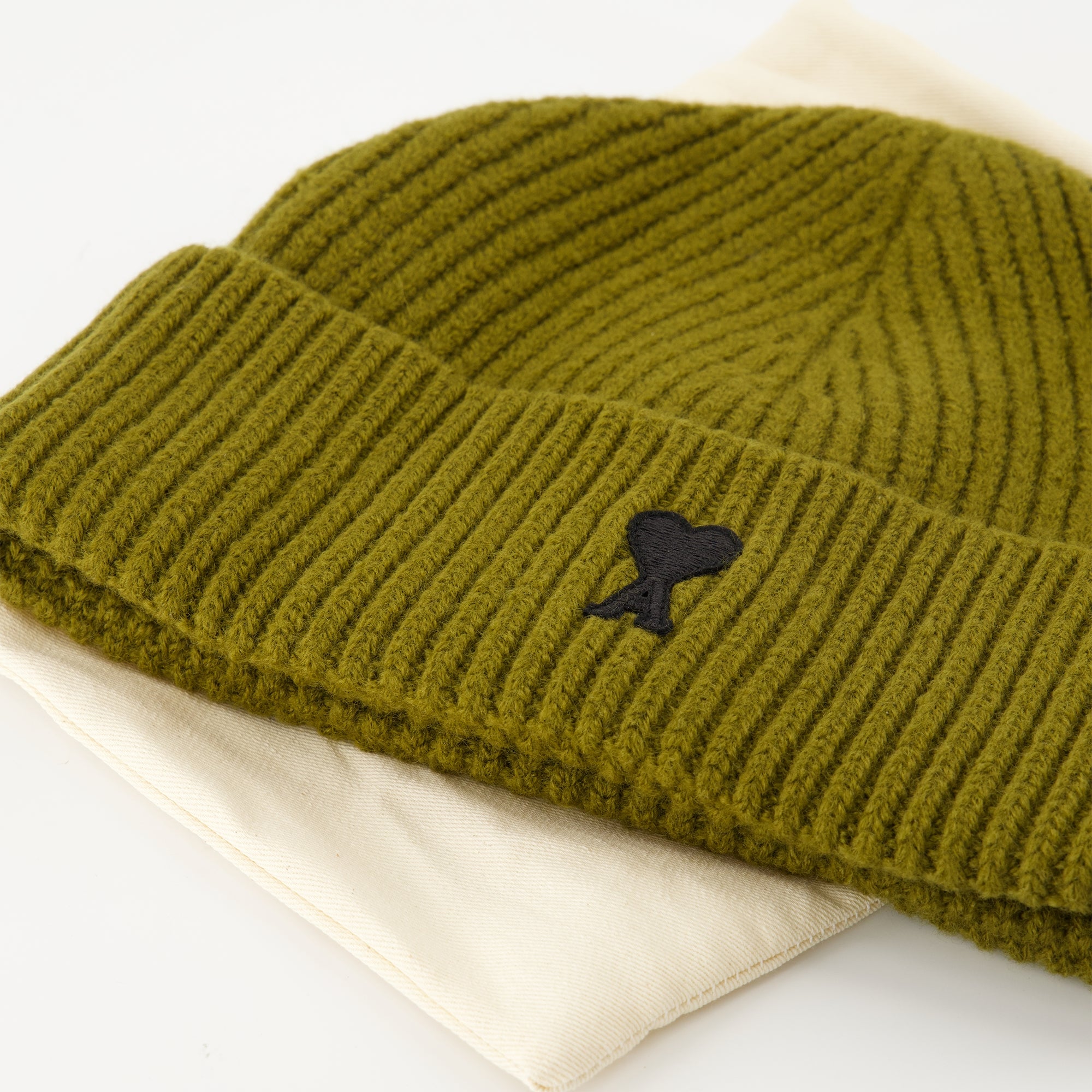 Hats, caps, and beanies Ami de coeur Beanie Ami PARIS Green Unisex