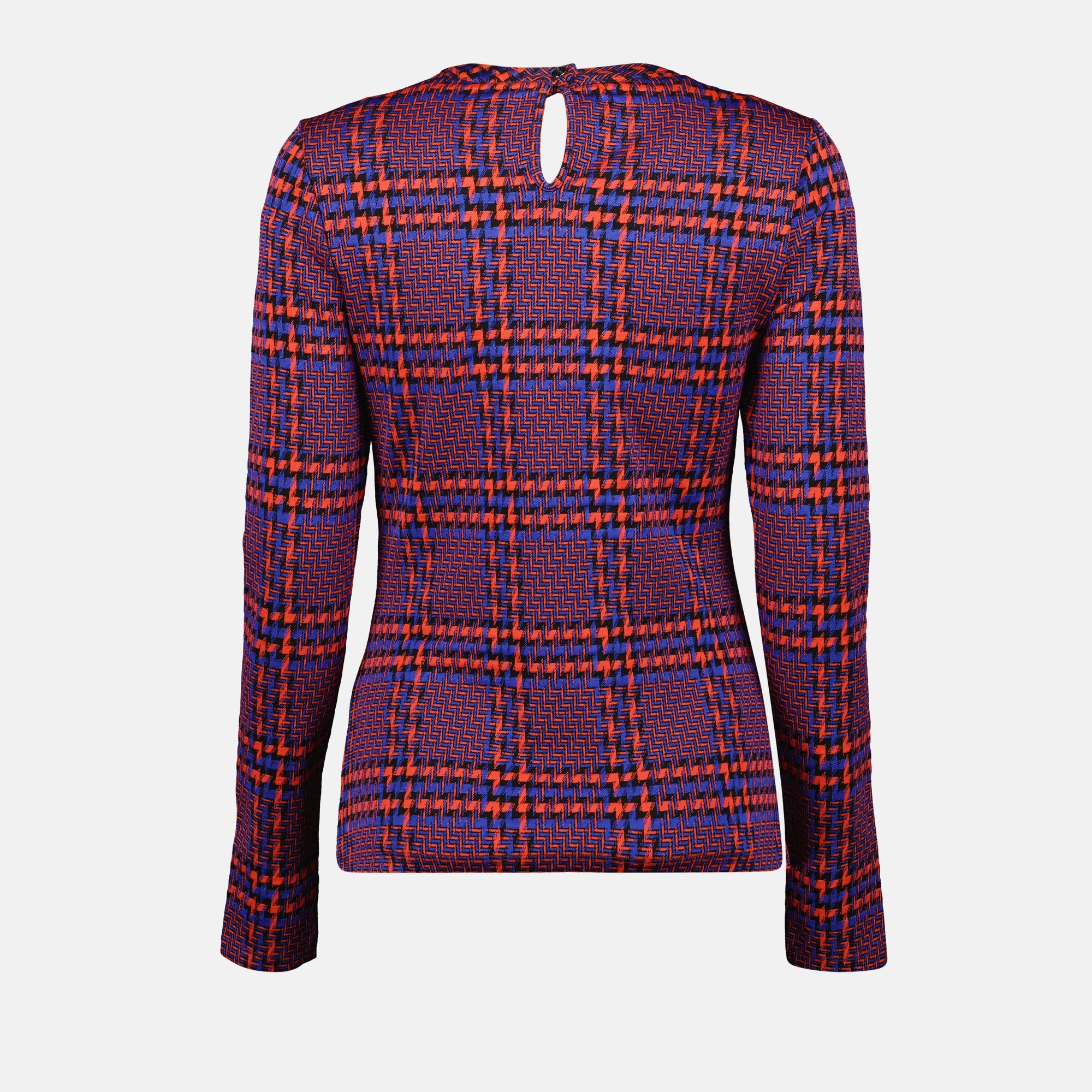 Tops Plaid Draped Top Rabanne Purple Femme