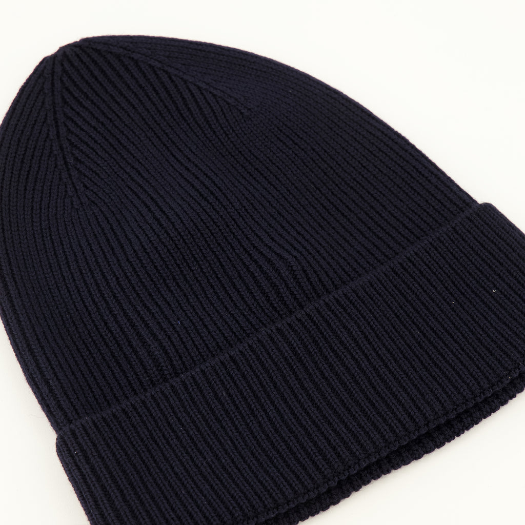 Chapeaux, casquettes et bonnets Marineblaue Wollmütze Moncler Bleu foncé Homme