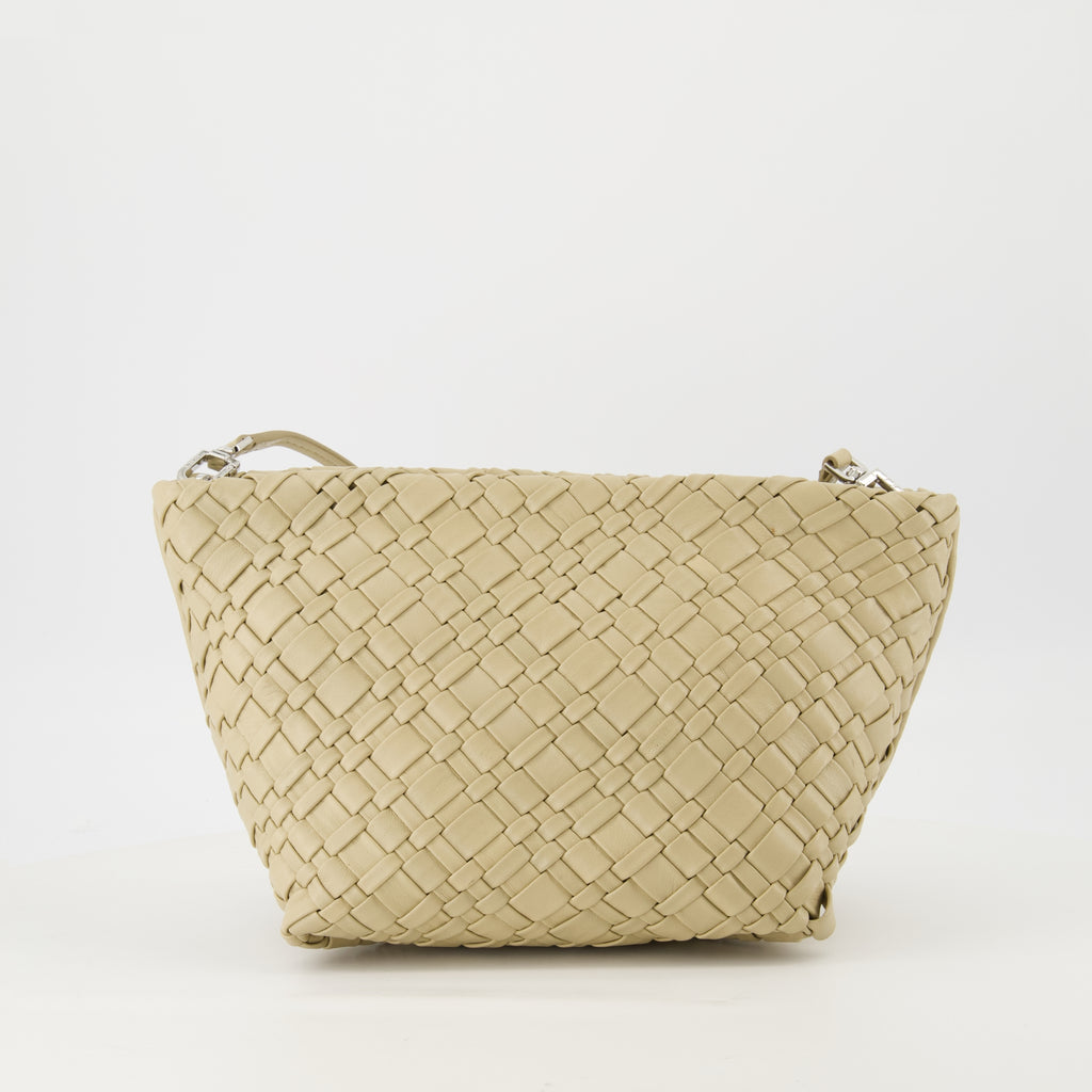 Pochettes Pochette en cuir tressé Neobel Iro Beige Femme