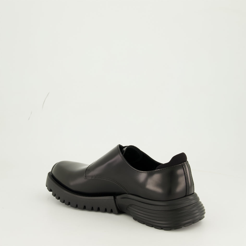 Chaussures de ville Derbies Monk Combat Dior Noir Homme