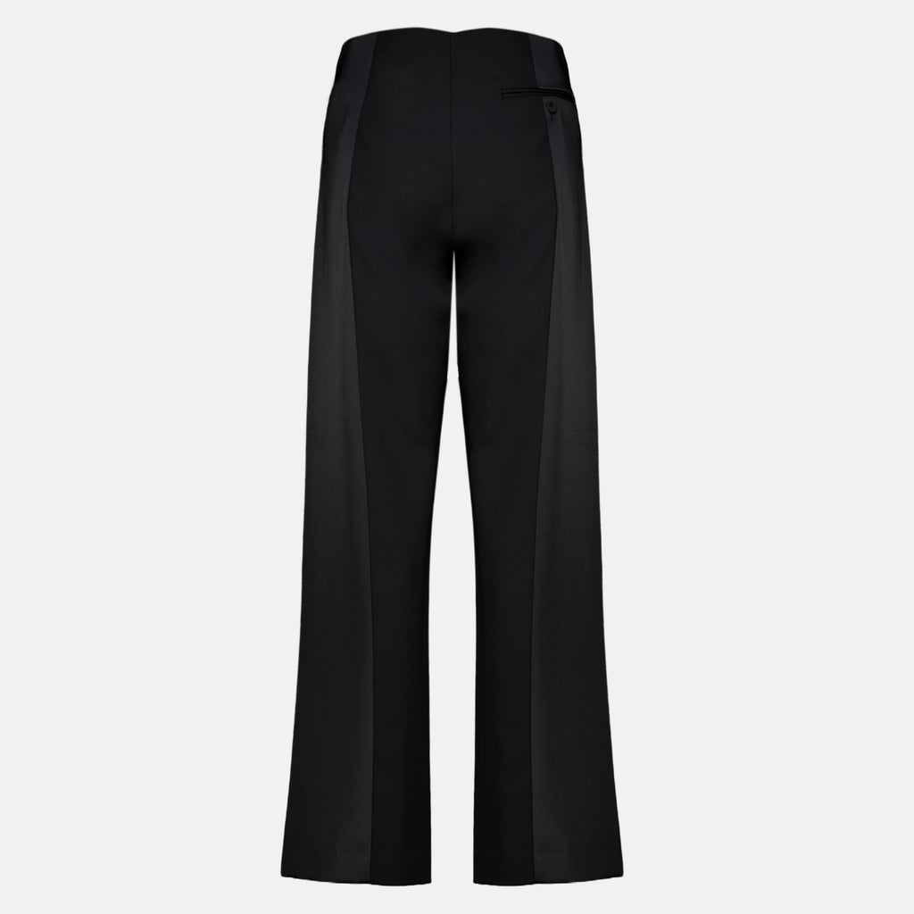 Pantalons Schwarze Wollhose Christopher Esber Noir Femme