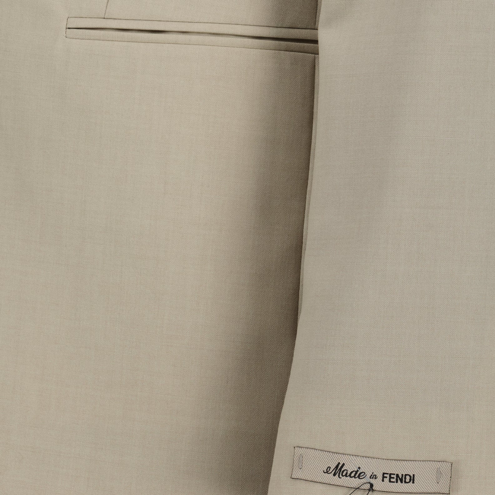 Vestes Blazer en laine Fendi Beige Homme