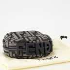 Image of the Fendi Fendigraphy nano gray denim bag for Women - Fall-Winter 2025 - Detailed View_3