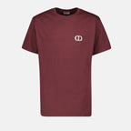 T-shirt T-shirt CD Dior Bordeaux Homme