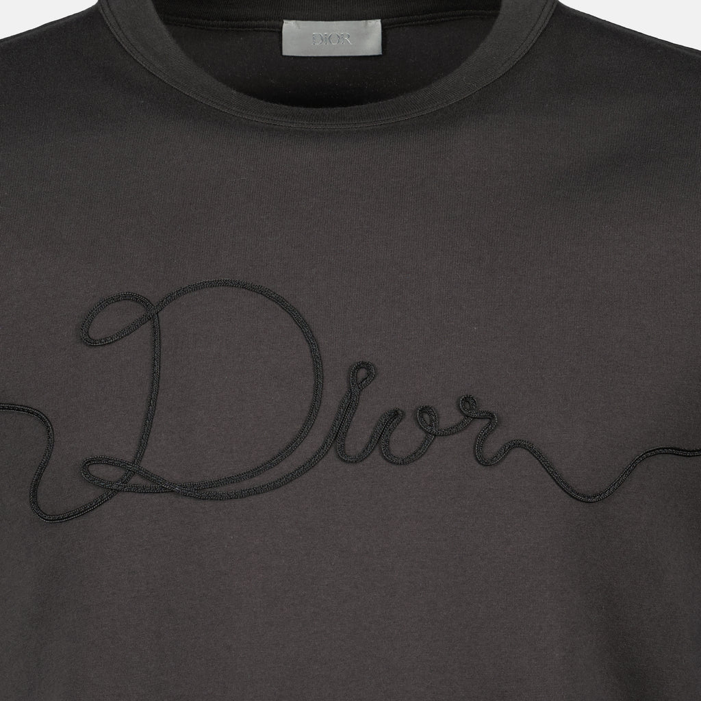 Imagen de la camiseta gris Dior Ribbon de la marca Dior para Hombre - Temporada Primavera-Verano 2026 - Vista Detallada 1