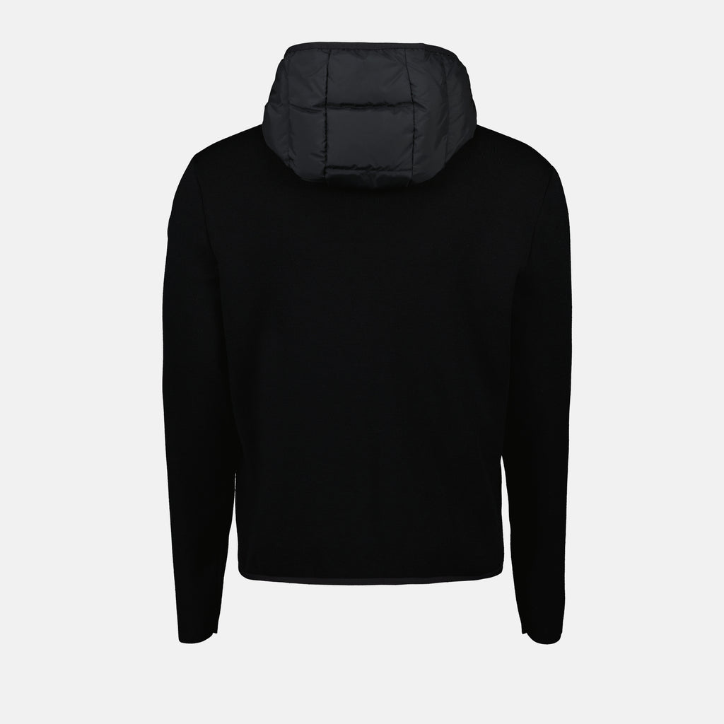 Jackets Two-material jacket Moncler Black Homme