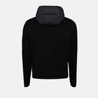Jackets Two-material jacket Moncler Black Homme