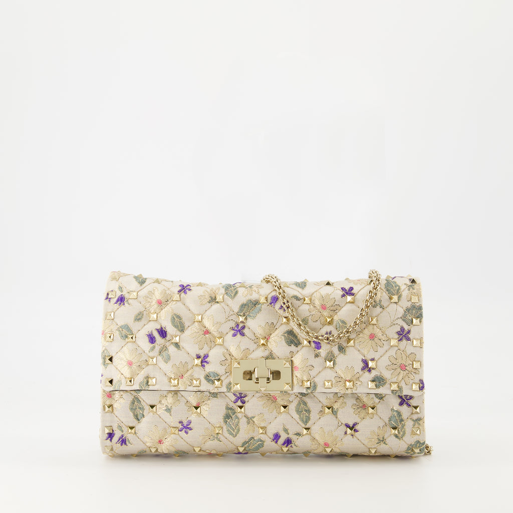 Sacs à main et épaule 록스탯 스파이크 클러치 Valentino Garavani Multicolore Femme