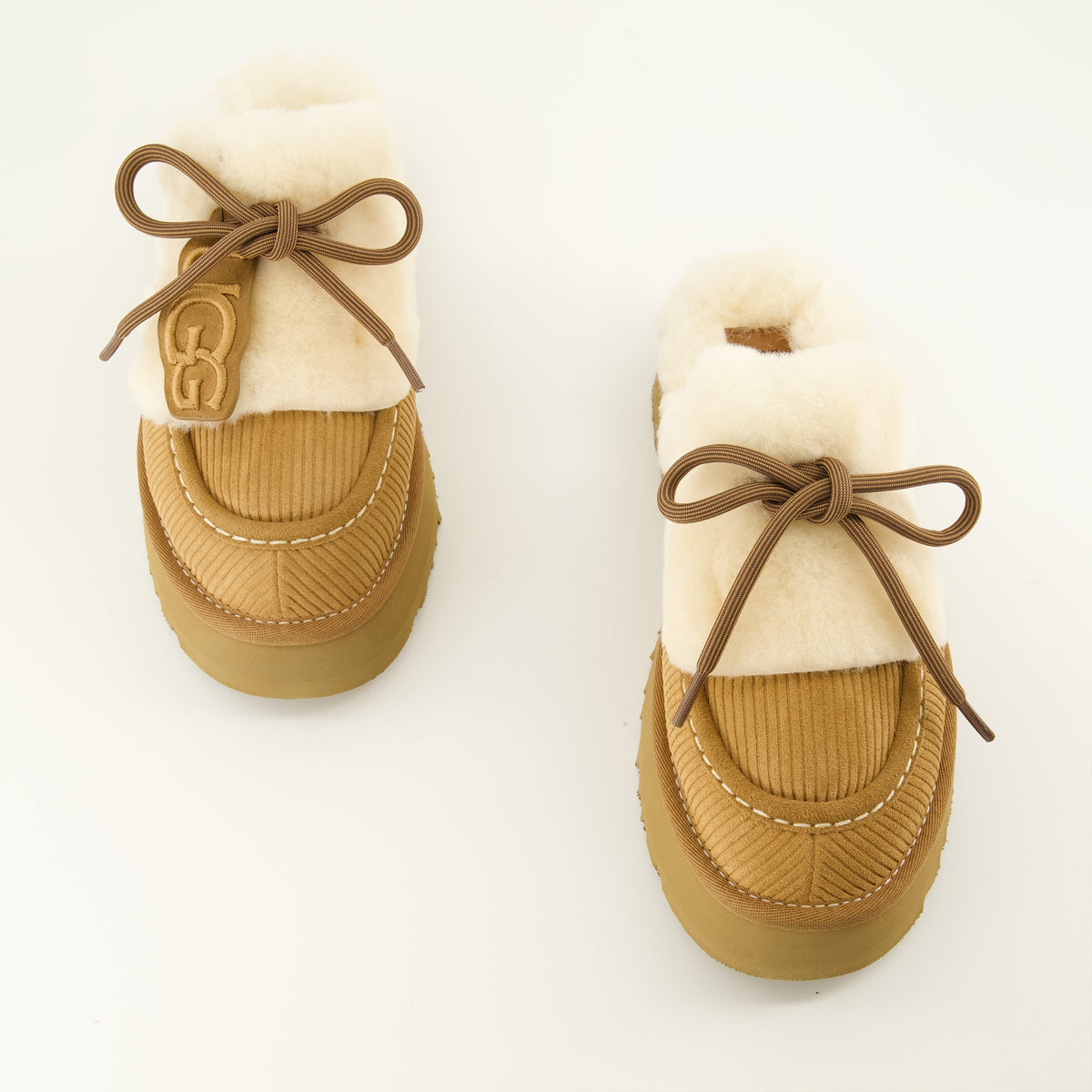 Chaussures ouvertes Mules Disquette Heritage beige Ugg Marron Femme