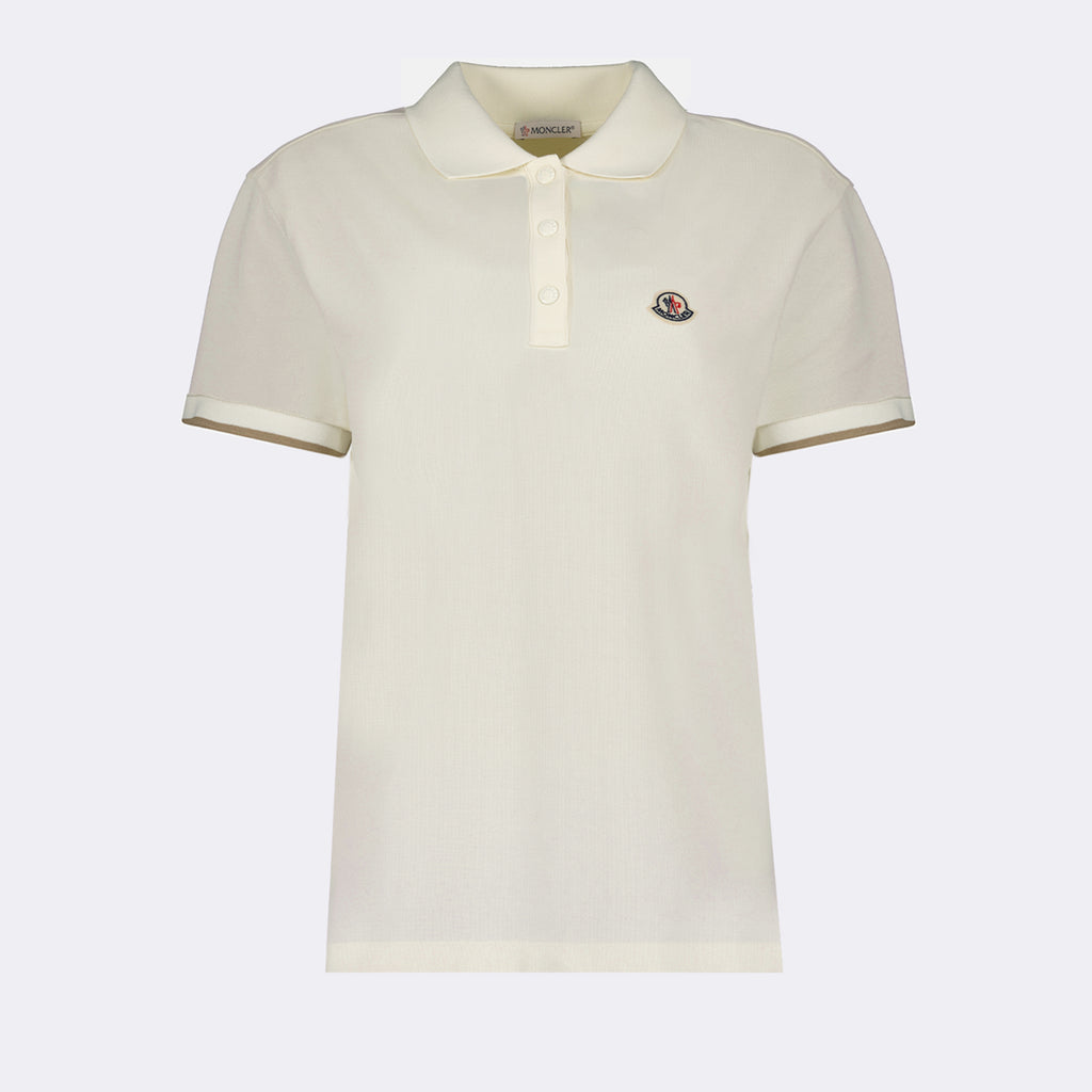 Polo shirts Logo Polo Moncler Beige Femme