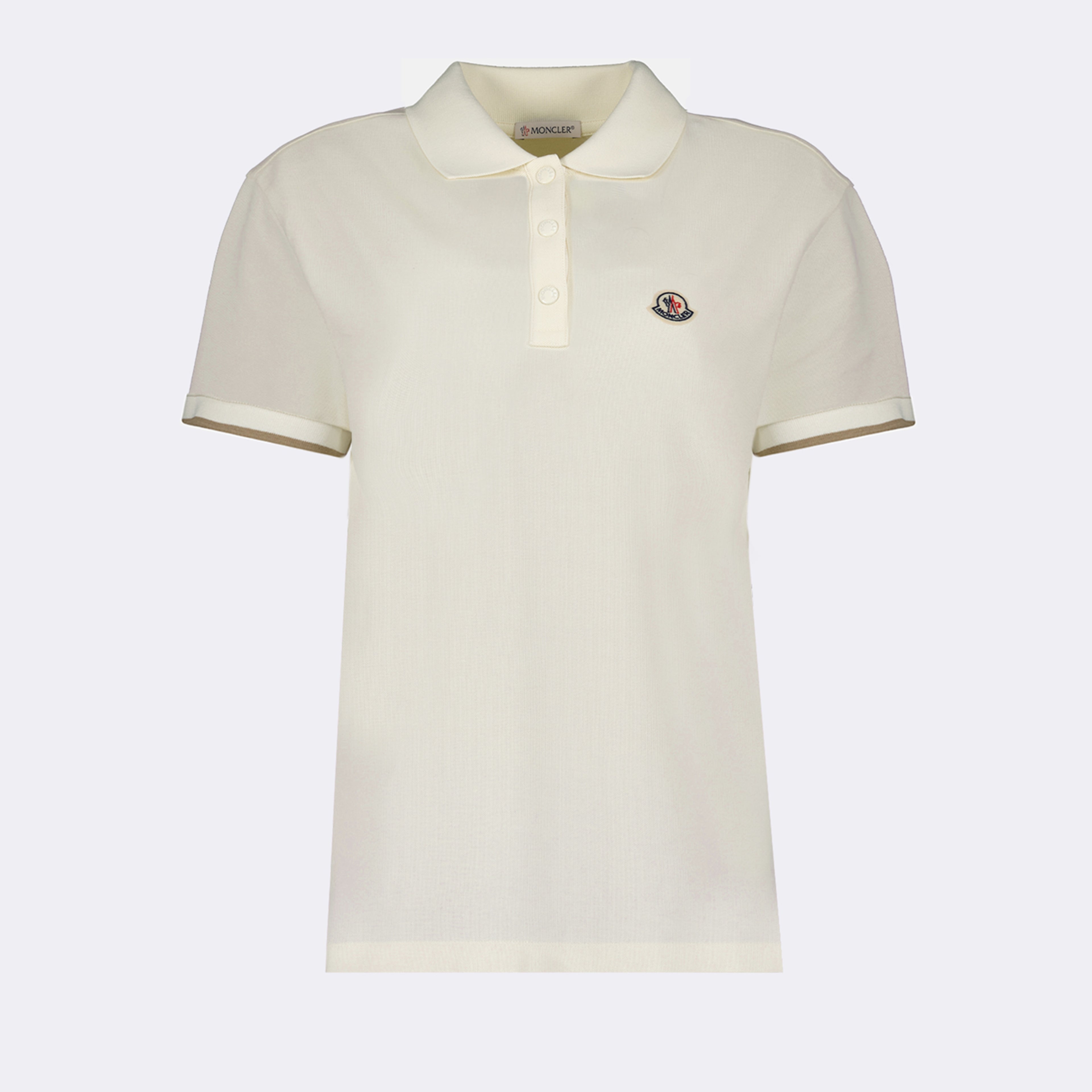 Polo shirts Logo Polo Moncler Beige Femme