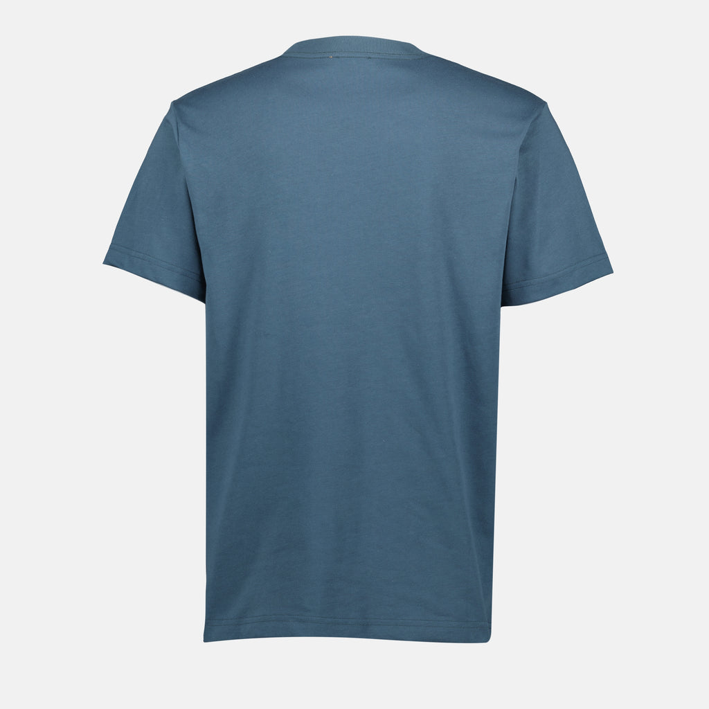 티셔츠 T-shirt à logo brodé Dior 파란색 Homme