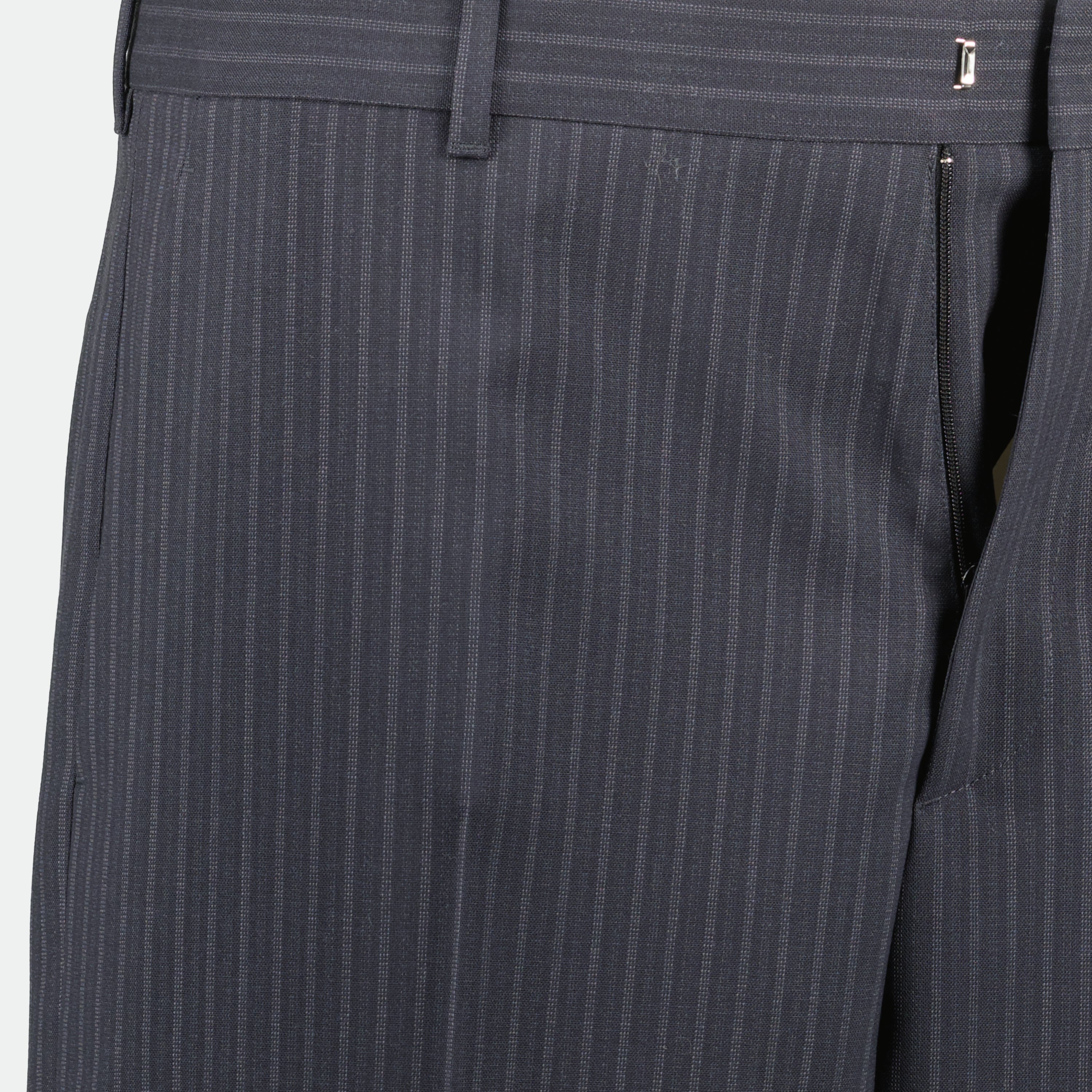 パンツ ストライプパンツ Dior グレー Homme