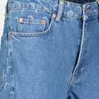 Bild der Marine Serre Moon Baggy Jeans für Damen - Herbst-Winter 2025 - Detailansicht_2