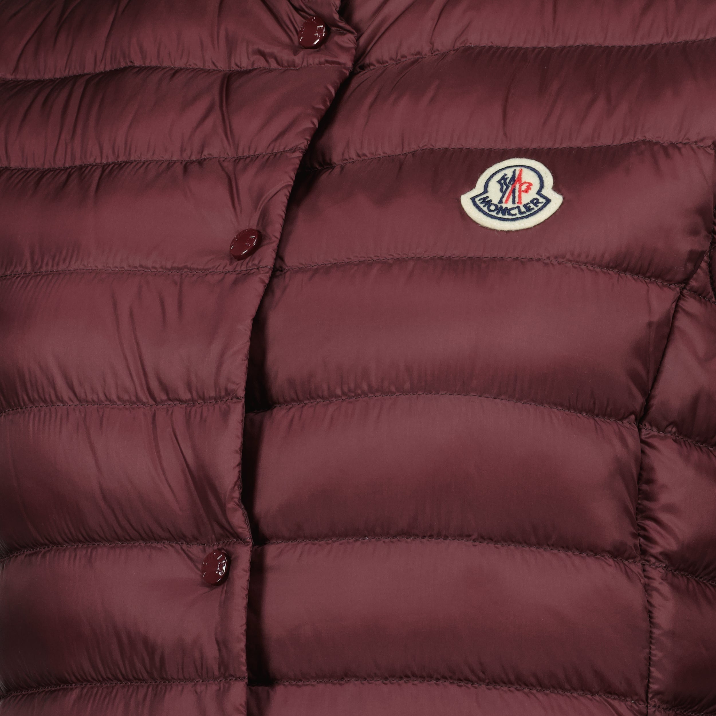 Giacche Giacca in piuma senza maniche Liane Moncler Bordeaux Femme