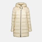Bild des mittellangen Daunenjacke Suyenne von Moncler für Damen - Herbst-Winter 2025 - Vorderansicht