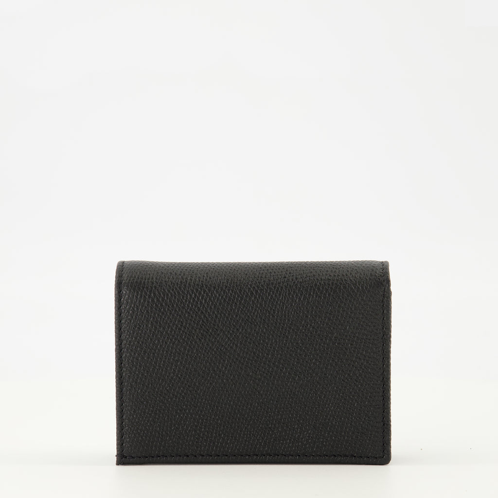 Petite maroquinerie 黒のレザーVlogo財布 Valentino Garavani Noir Femme