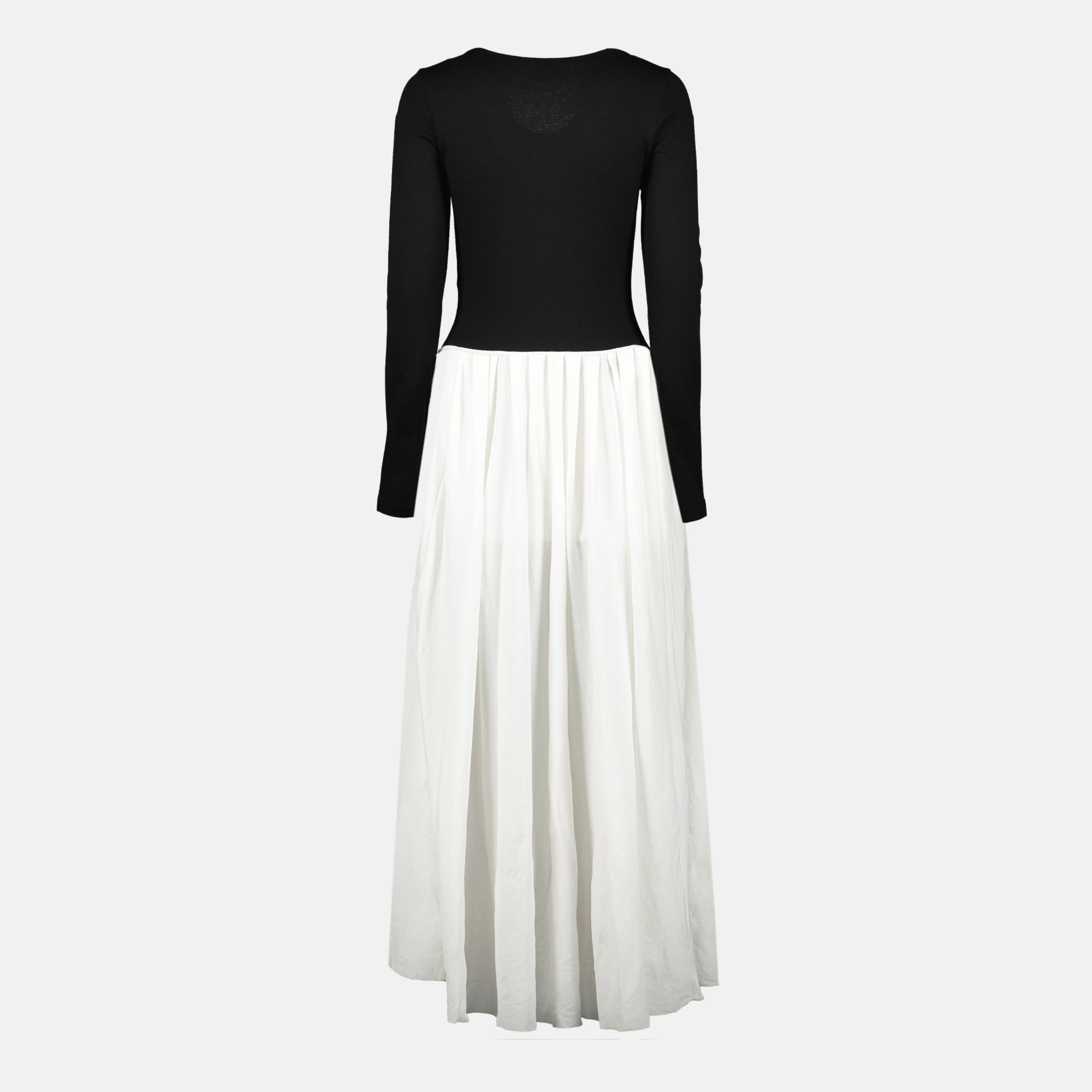 Image of the Khaite Carlotta black and white dress for Women - Spring-Summer 2026 - Back View