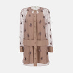 Kleider Tüllkleid Fendi Rosa Femme