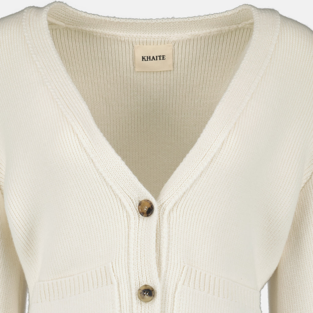 Immagine del Cardigan Scarlet di Khaite per Donna - Autunno-Inverno 2025 - Vista Dettagliata_3