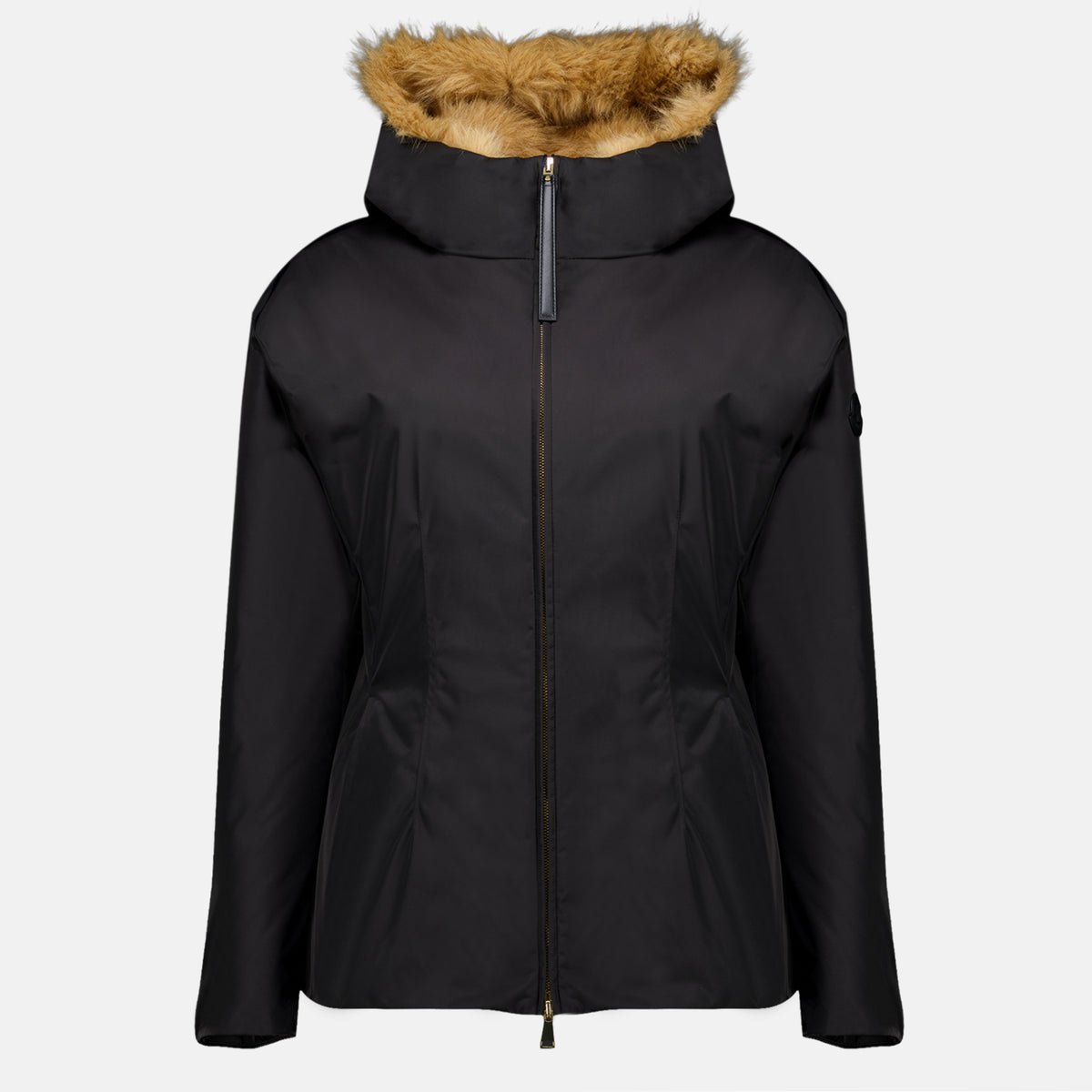 Manteaux Doudoune Duveteux noir Moncler Noir Femme