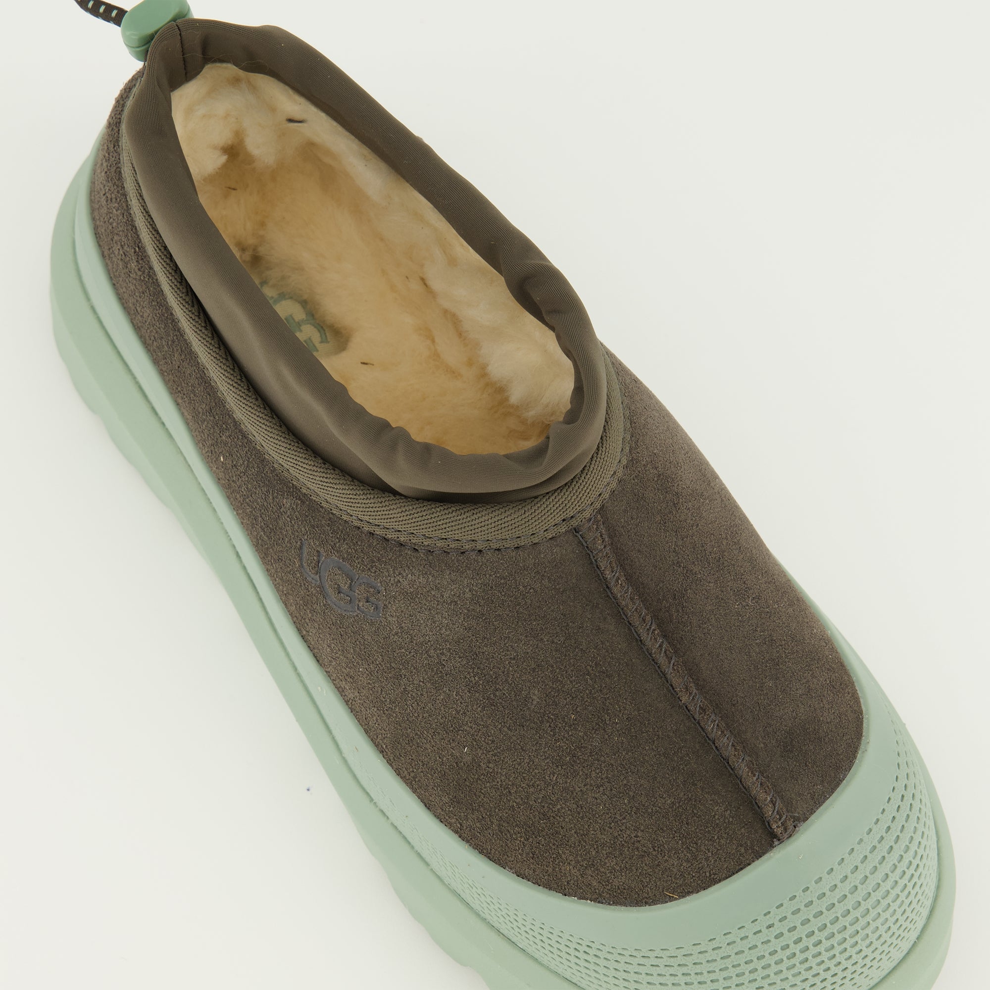 Image of the Ugg Tasman Hybrid brown sneakers for men - Spring-Summer 2026 season - Detailed top view