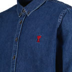 Hemden Chemise en jean Ami de coeur Ami PARIS Blau Unisex