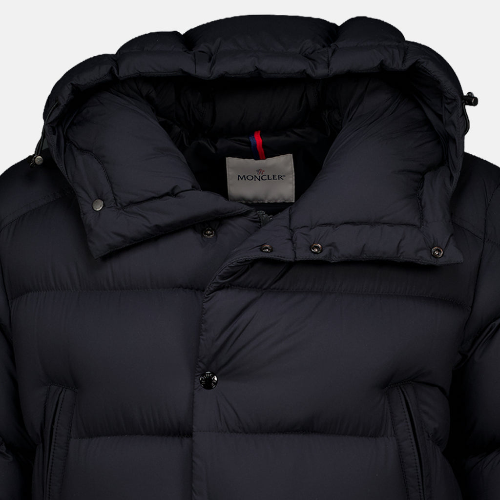 Manteaux Mid-Length Down Jacket Bretagne Moncler Noir Homme
