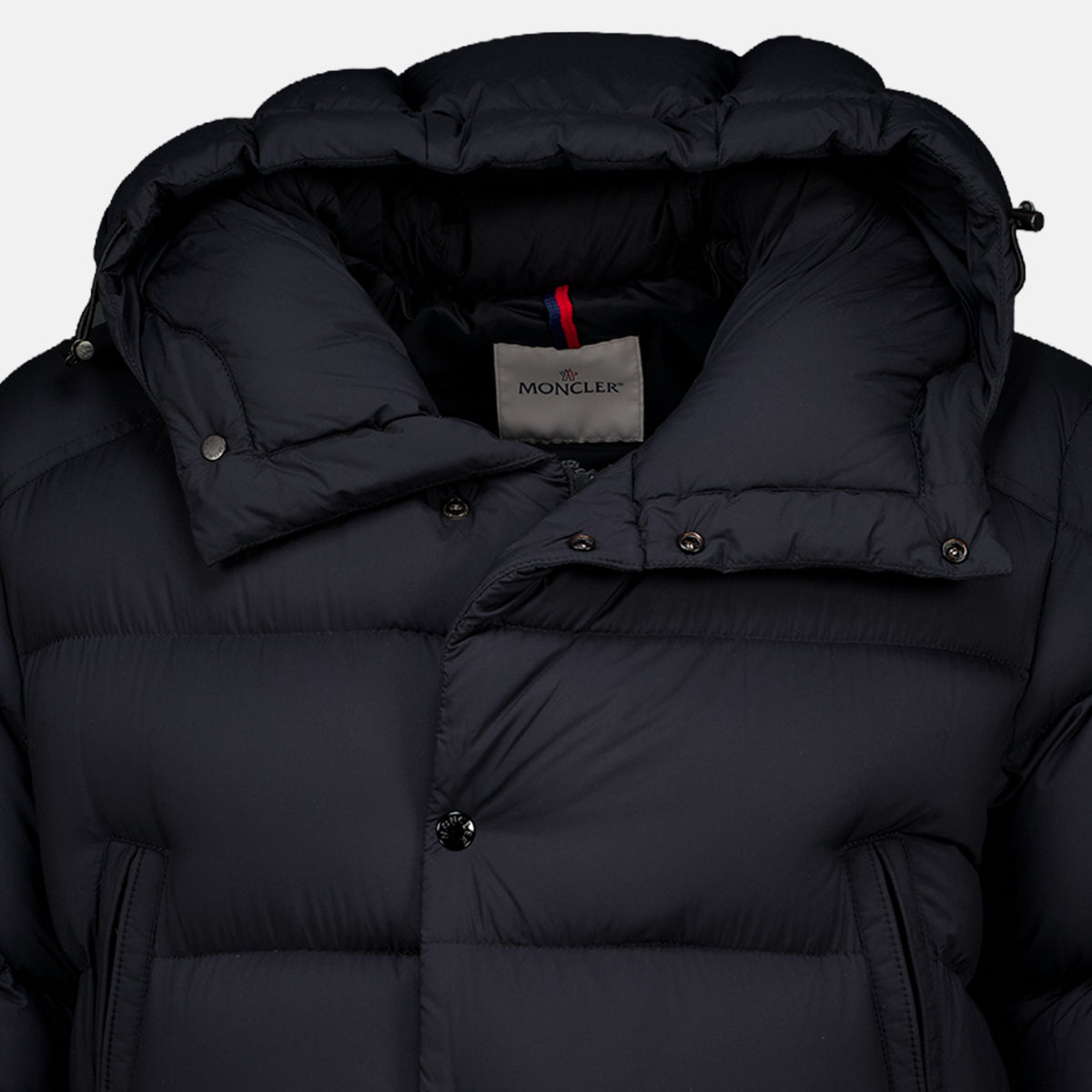 Manteaux Mid-Length Down Jacket Bretagne Moncler Noir Homme