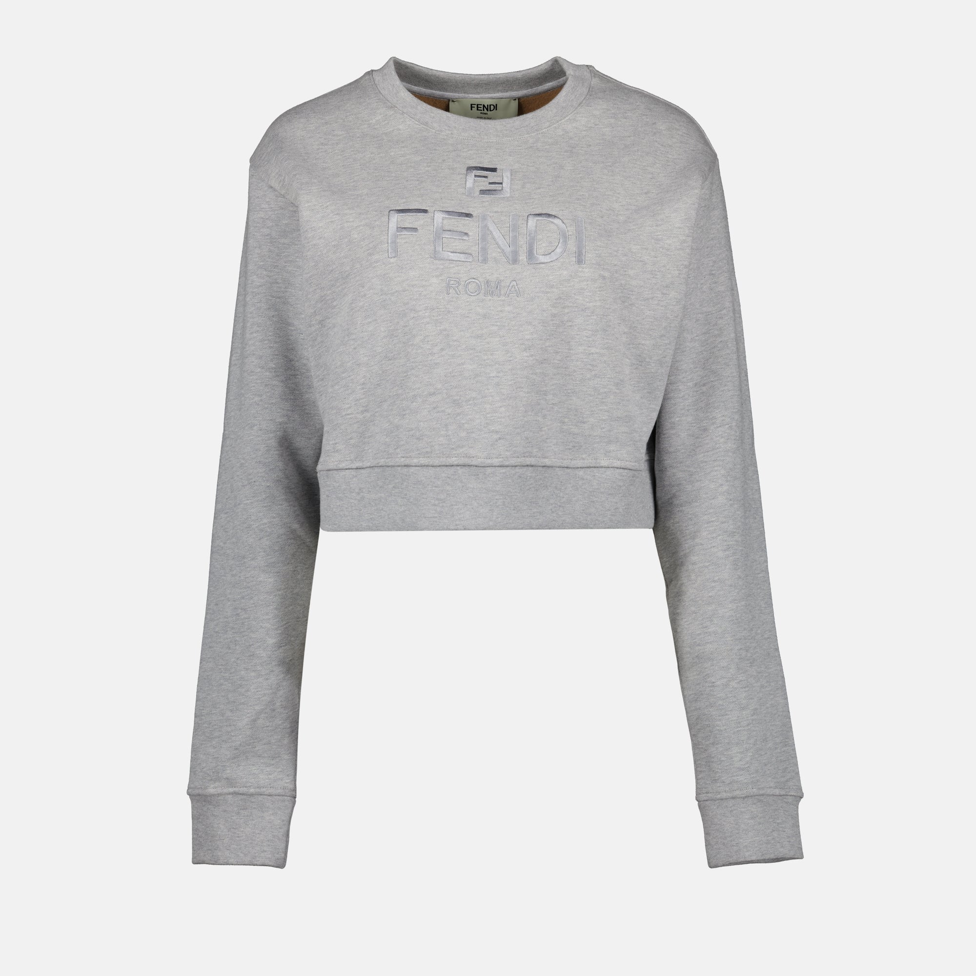 Sweatshirts Sweatshirt Fendi Fendi Gris Femme