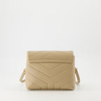 Sacs bandoulière Sac Loulou Small Saint Laurent Beige Femme