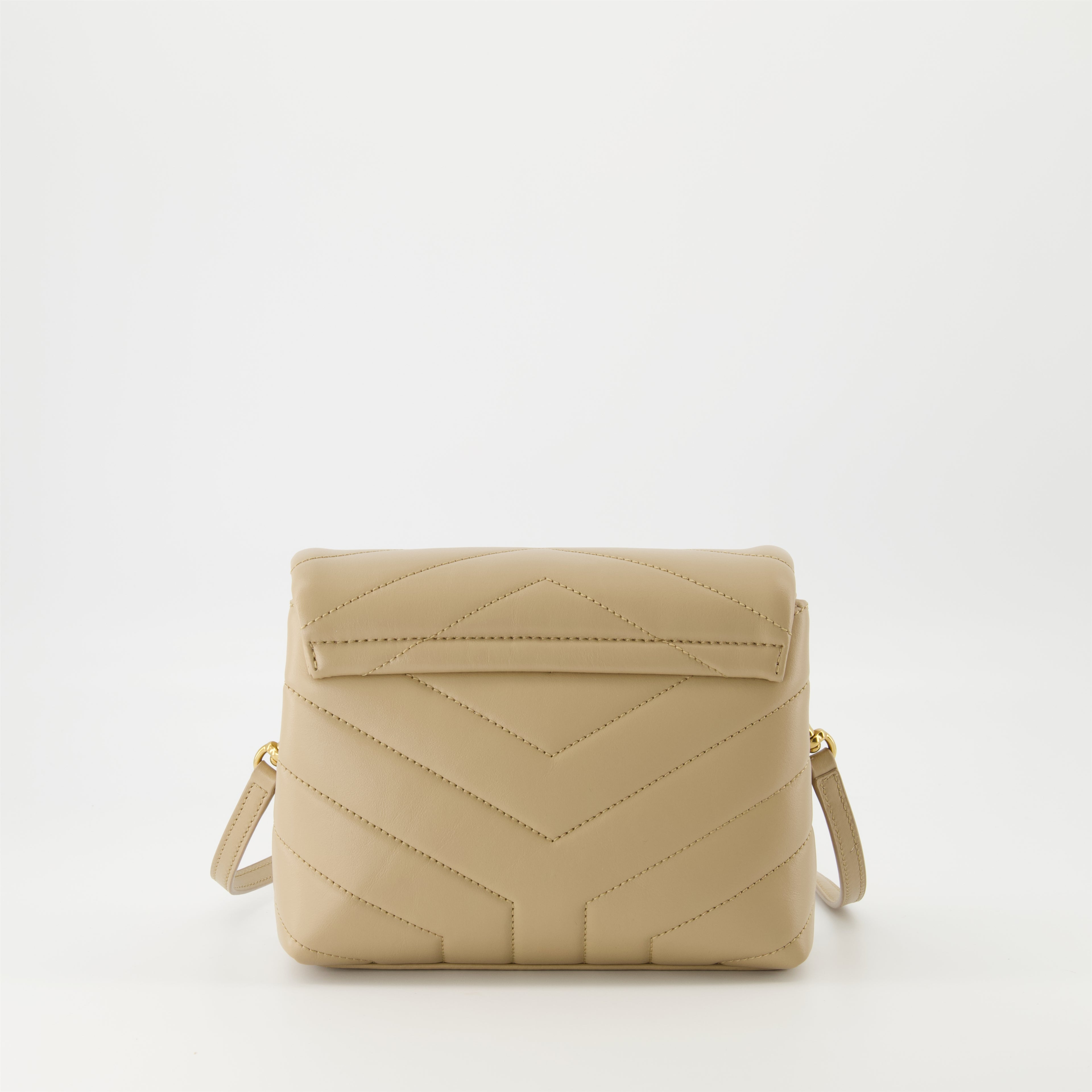 Sacs bandoulière Sac Loulou Small Saint Laurent Beige Femme