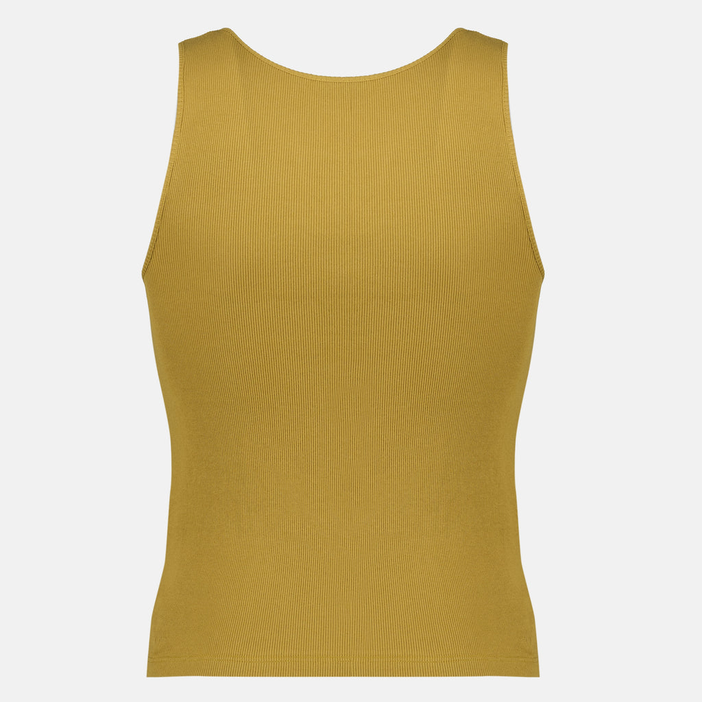 Image de l'article Débardeur Cassandre jaune de la marque Saint Laurent pour Homme - Saison Printemps-Été 2026 - Vue de Dos