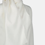 Imagem do Top Loe branco da marca Khaite para Mulheres - Temporada Primavera-Verão 2026 - Vista Detalhada_1