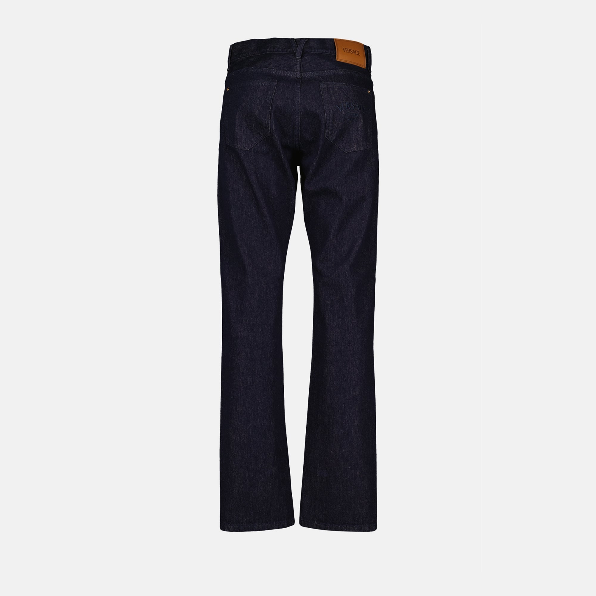 Pantalons Jean brut Versace Bleu foncé Homme