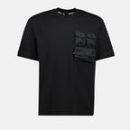 T-shirt T-shirt con tasca Moncler Grenoble Nero Homme