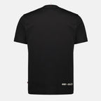 Imagen de la camiseta de logo negro de la marca Moncler Grenoble para hombre - Temporada Otoño-Invierno 2025 - Vista Trasera