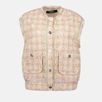 Vestes Veste en tweed Versace Rose Femme