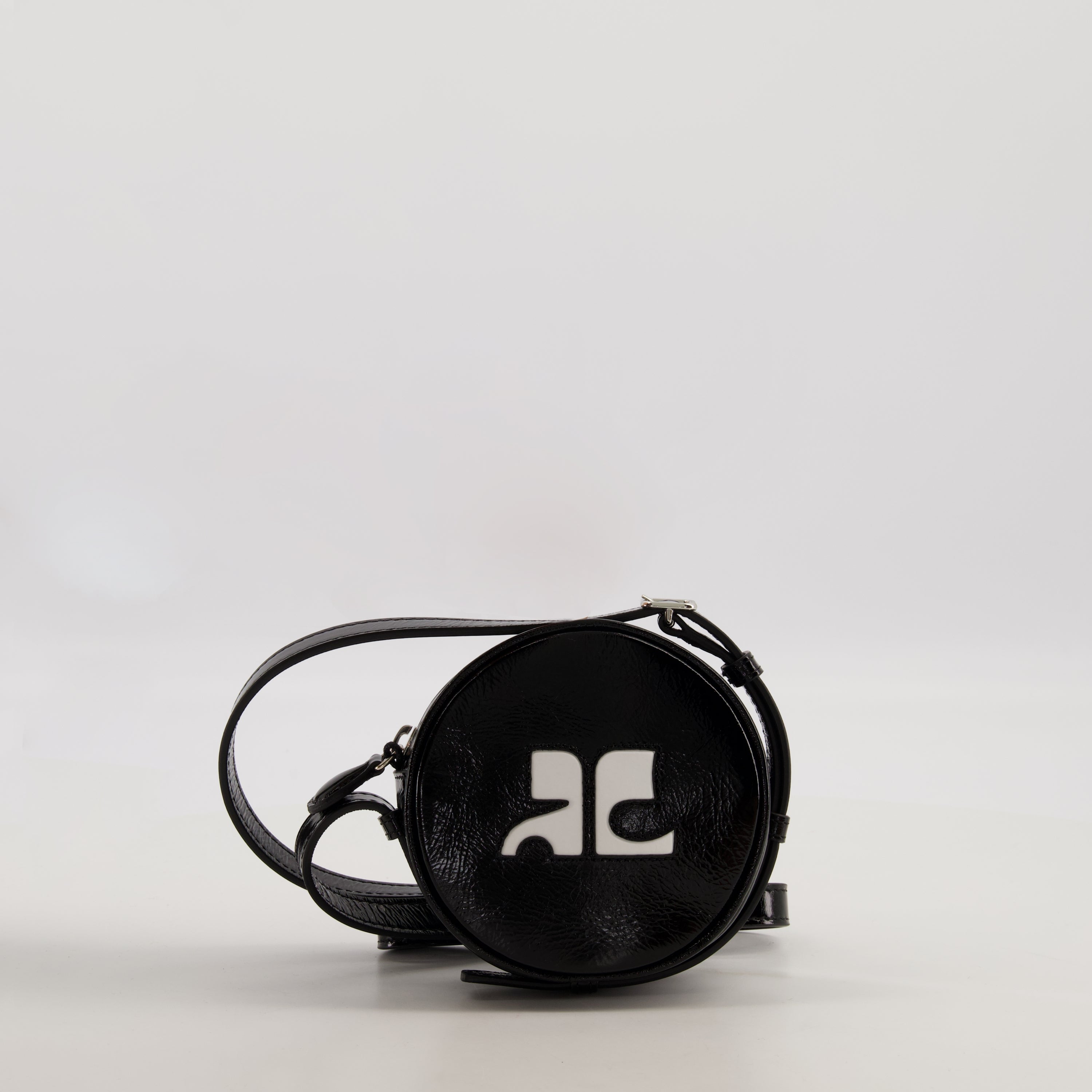 크로스백 Sac cercle Réédition Courrèges 검은색 남여공용